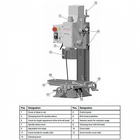 Сверлильно-фрезерный станок OPTImill BF16 VarioФото 1373-03.jpg