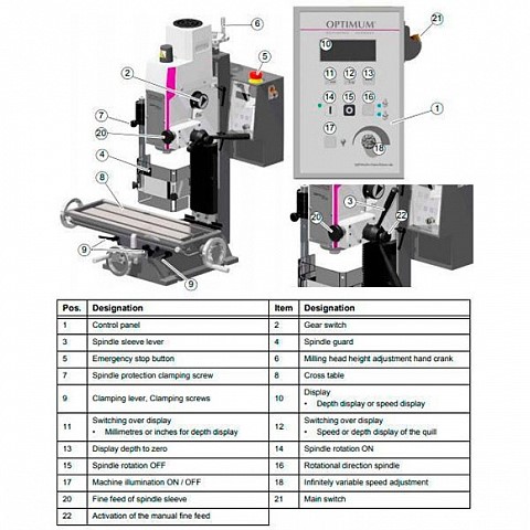 Сверлильно-фрезерный станок OPTImill MH 20VФото 1374-05.jpg