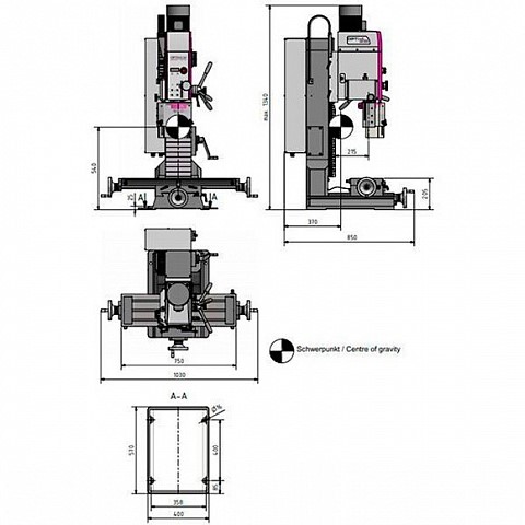 Сверлильно-фрезерный станок OPTImill MH 35GФото 1380-04.jpg