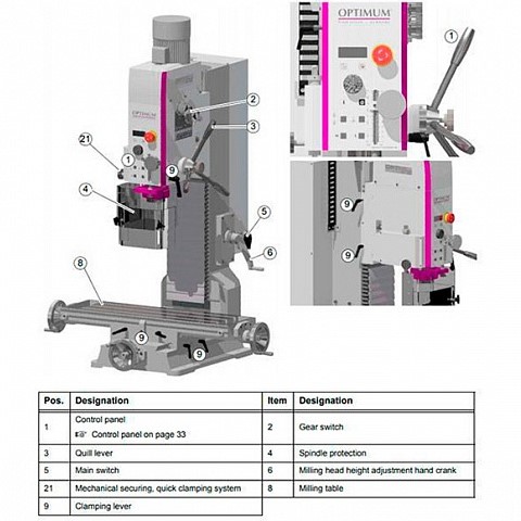 Сверлильно-фрезерный станок OPTImill MH 35GФото 1380-05.jpg