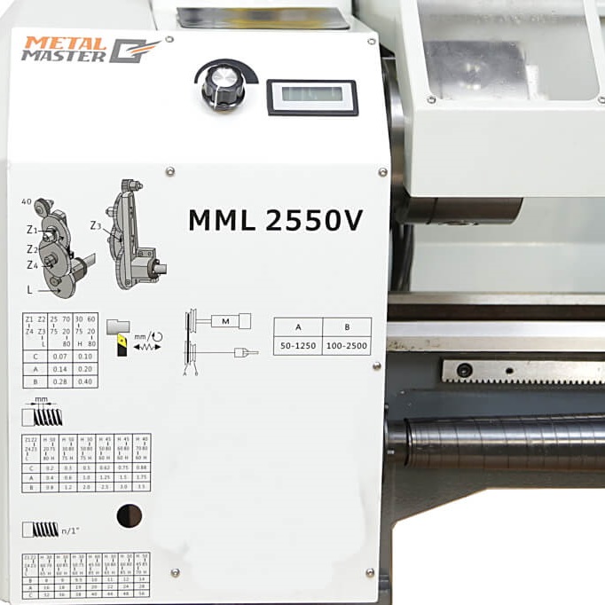 Универсальный токарный станок по металлу METAL MASTER MML 2550VФото 415-08.jpg