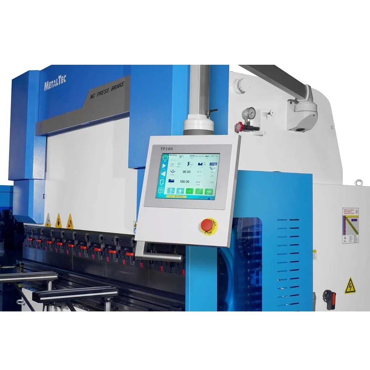 Гидравлический листогибочный пресс MetalTec HBM 80/2500C с ЧПУ контроллером TP10SФото 4208-04.jpg