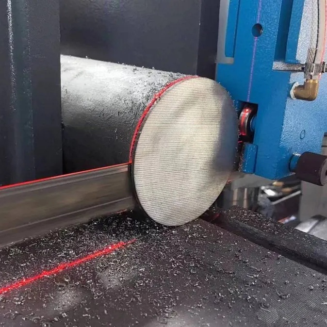 Полуавтоматический ленточнопильный станок для резки металла под углом 90° MetalTec MBS 350/50 CHФото 4257-04.jpg