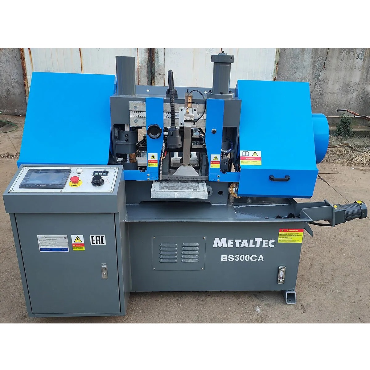 Автоматический ленточнопильный станок по металлу c поворотом до 60° MetalTec BS 300 ZAФото 4293-02.jpg